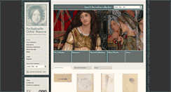 Desktop Screenshot of preraphaelites.org