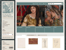 Tablet Screenshot of preraphaelites.org